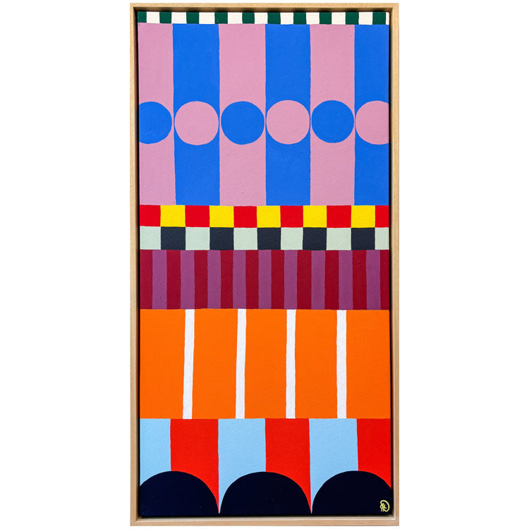 Patchwork Study - Mauve