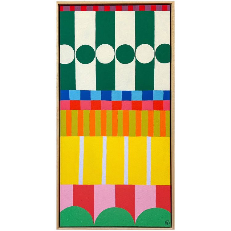 Patchwork Study - Neon