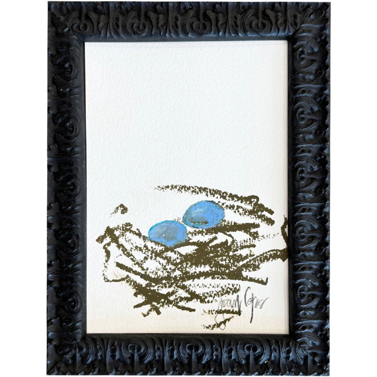 Nest #1 - Two Blue Eggs