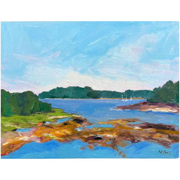 Three Maine Sailboats