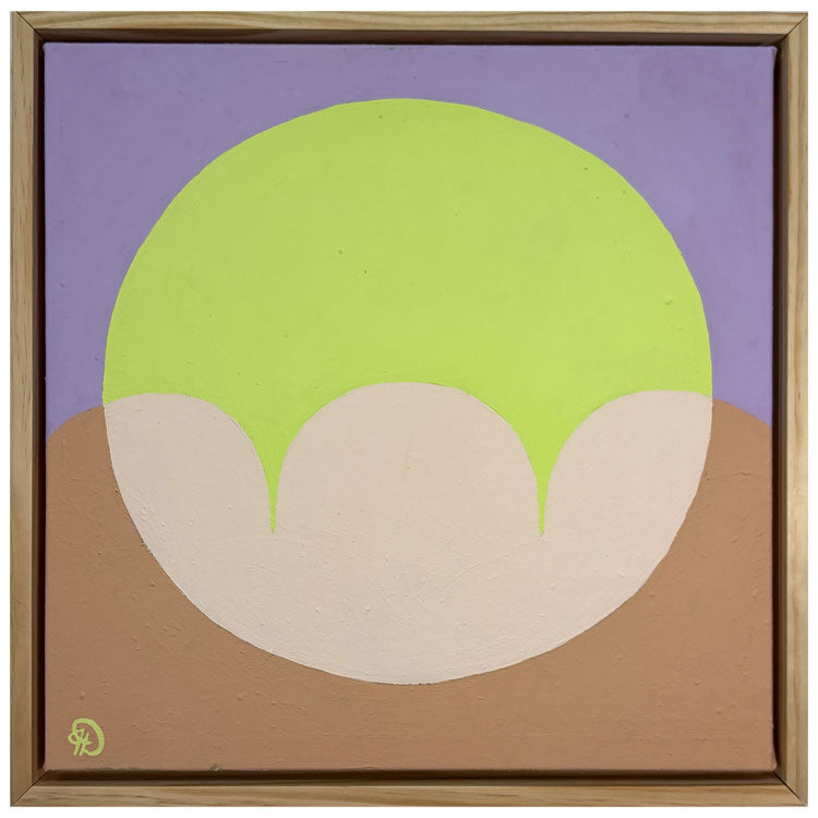Framed Canvas Color Bloom 2