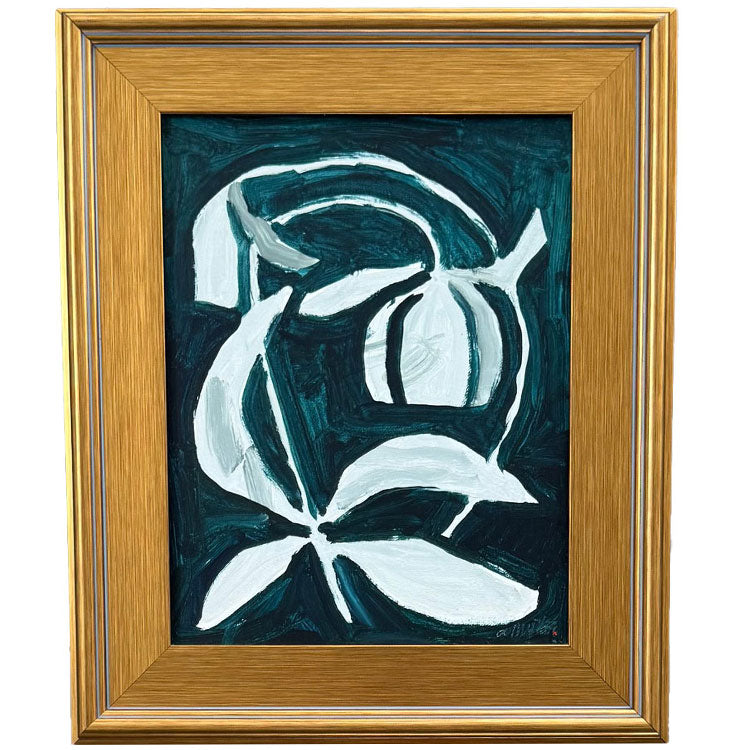 Framed Moody Tulips II