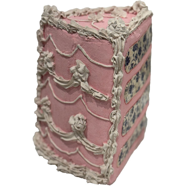 Cake Slice: Pink Toile