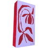 Pop Of Red Block Tulip II