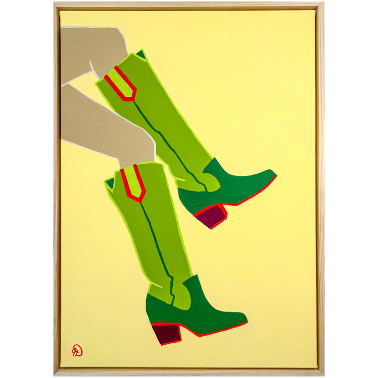 Chartreuse Boots